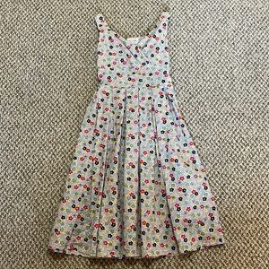 Lazybones Australia Gingham Floral Sleeveless Dress